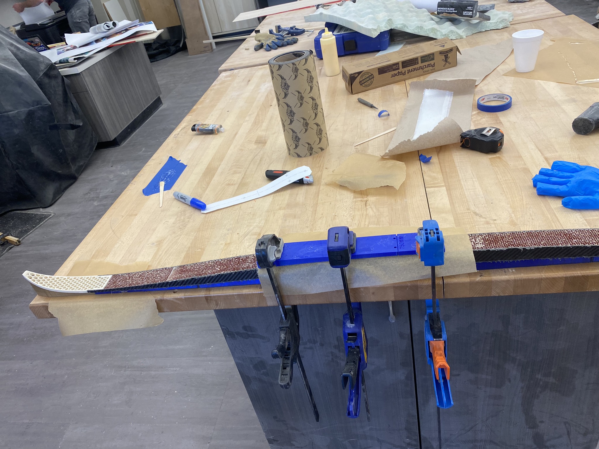 Titanal plate application